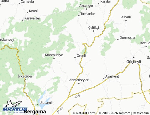 Mappa MICHELIN Örenli - ViaMichelin