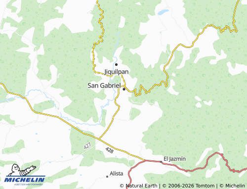 Mapa MICHELIN Lomas de San Gabriel - ViaMichelin
