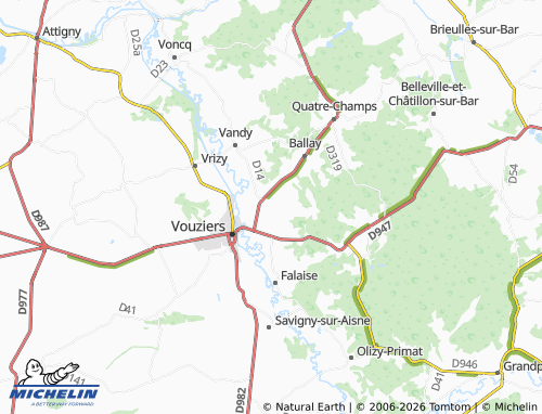 Mapa MICHELIN Chestres - ViaMichelin