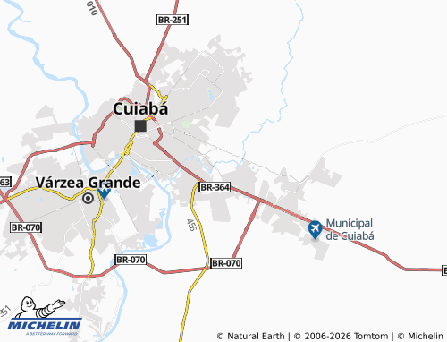 Mappa MICHELIN Altos do Coxipó - ViaMichelin