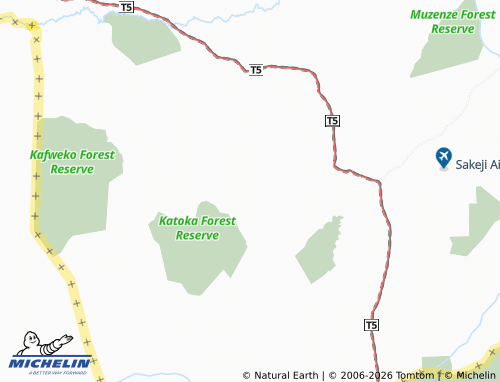 Mappa MICHELIN Mwininyilamba - ViaMichelin