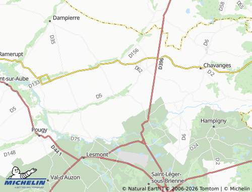 Mappa MICHELIN Braux - ViaMichelin
