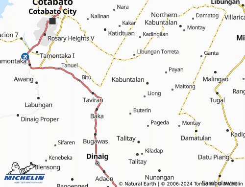 MICHELIN Langeban map - ViaMichelin