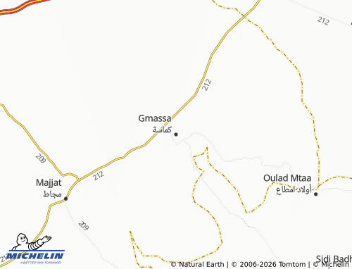 Mappa MICHELIN Kmasah - ViaMichelin