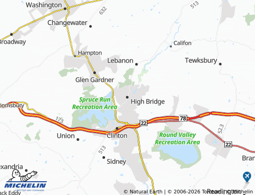 Carte MICHELIN High Bridge - ViaMichelin