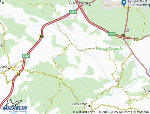 MICHELIN Władysławowo map - ViaMichelin