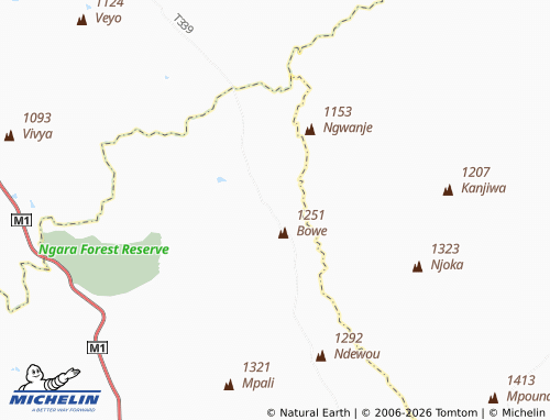 MICHELIN Chimbindu map - ViaMichelin