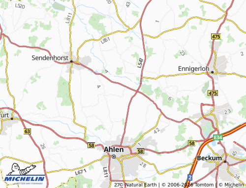 MICHELIN Isendorf map - ViaMichelin