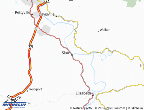 Mappa MICHELIN Slate - ViaMichelin