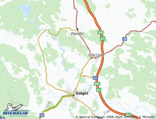 Mapa MICHELIN Progon - ViaMichelin