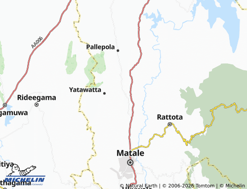 MICHELIN Galaliyadda map - ViaMichelin