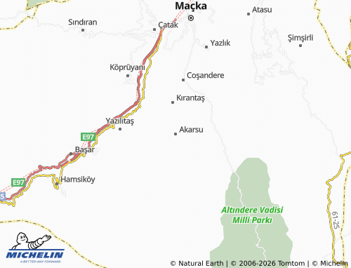 Mapa MICHELIN Akarsu - ViaMichelin