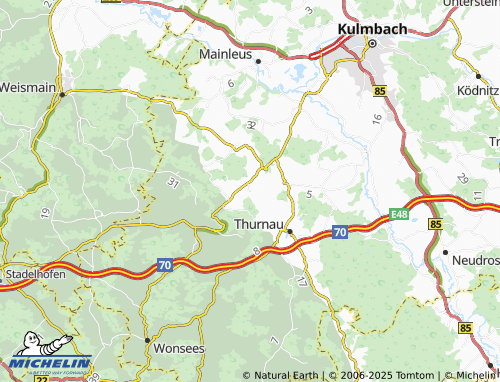 MICHELIN Heubsch map - ViaMichelin