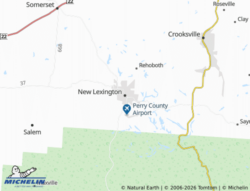 Mappa MICHELIN New Lexington - ViaMichelin