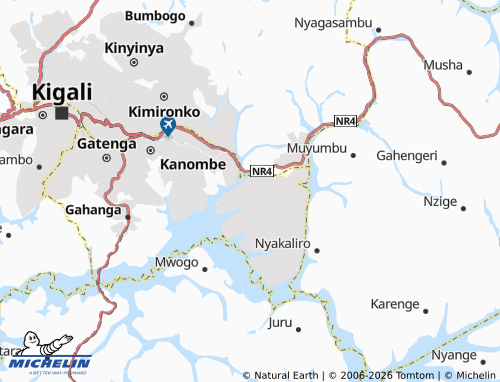 Mappa MICHELIN Masaka - ViaMichelin