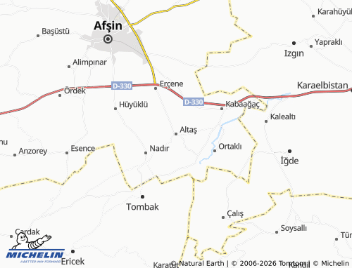 Mappa MICHELIN Altaş - ViaMichelin