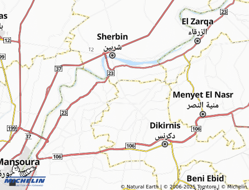 MICHELIN Nagir & Meet Shadad map - ViaMichelin