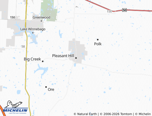 Mapa MICHELIN Pleasant Hill - ViaMichelin