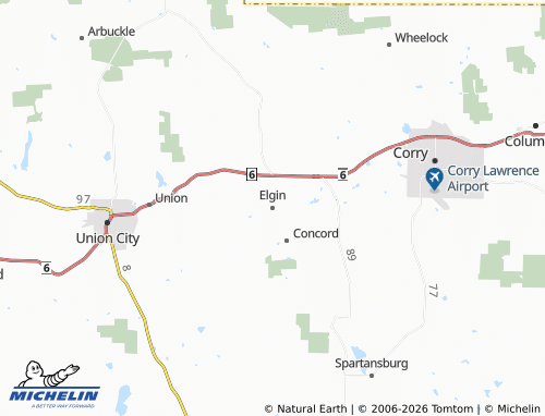 Mappa MICHELIN Elgin - ViaMichelin