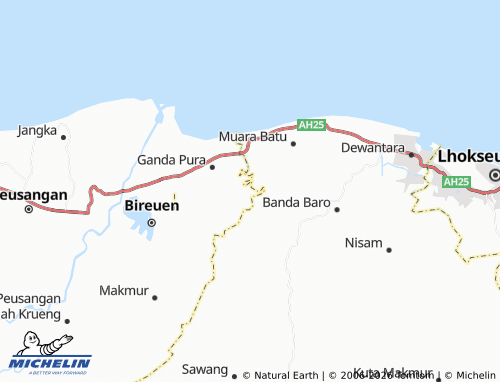 MICHELIN Blang Guron map - ViaMichelin