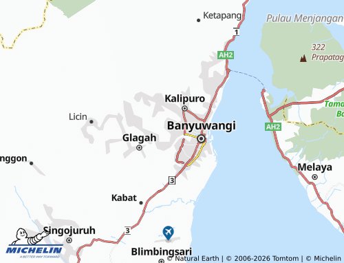 MICHELIN Boyolangu map - ViaMichelin
