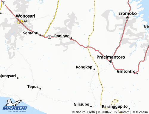 MICHELIN Pucanganom map - ViaMichelin