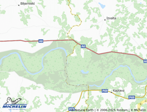 MICHELIN Zapoļniki map - ViaMichelin
