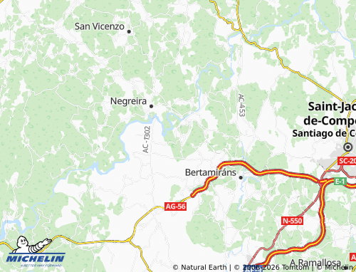 Mapa MICHELIN O Pazo - ViaMichelin