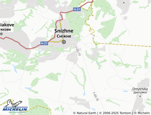 MICHELIN Pervomaiske map - ViaMichelin