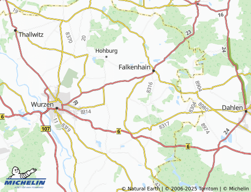 MICHELIN-Landkarte Kühnitzsch - ViaMichelin