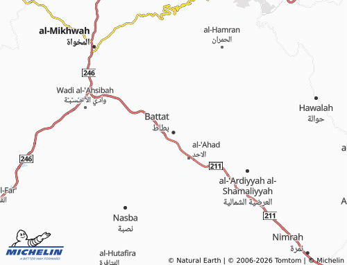 MICHELIN-Landkarte Battat - ViaMichelin