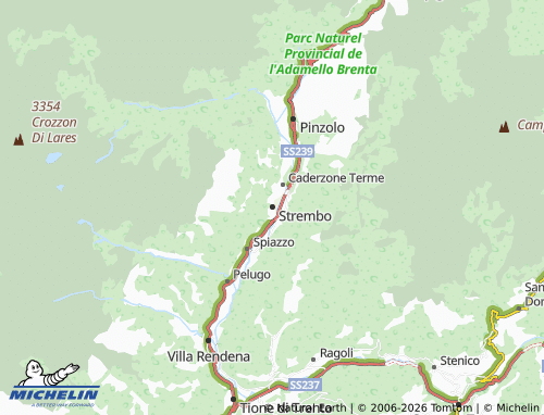Mappa MICHELIN Strembo - ViaMichelin