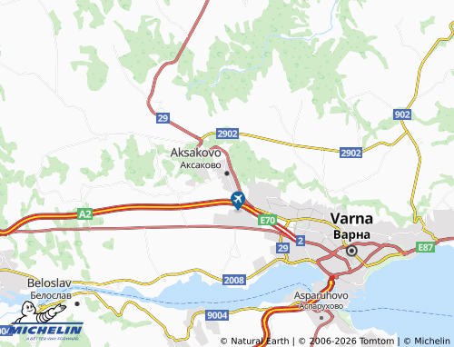 Mappa MICHELIN Aksakovo - ViaMichelin