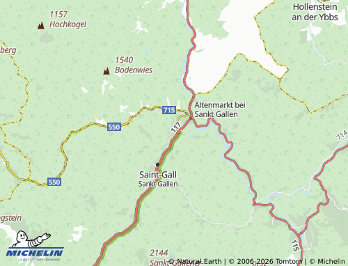MICHELIN Bichl map - ViaMichelin