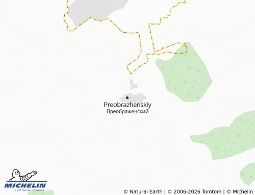 MICHELIN-Landkarte Preobrazhenskiy - ViaMichelin