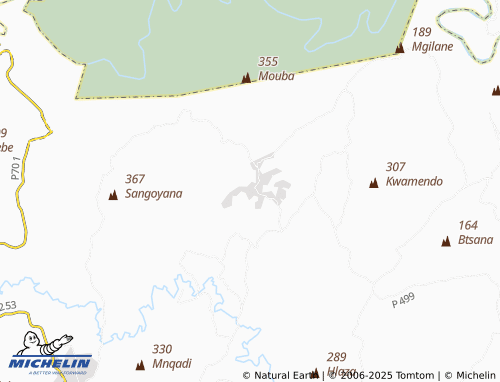 MICHELIN Efuyeni map - ViaMichelin
