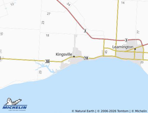 Kaart MICHELIN Kingsville - ViaMichelin