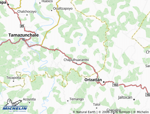 Carte MICHELIN Las Cabañas - ViaMichelin
