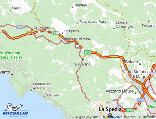 MICHELIN Bracelli map - ViaMichelin