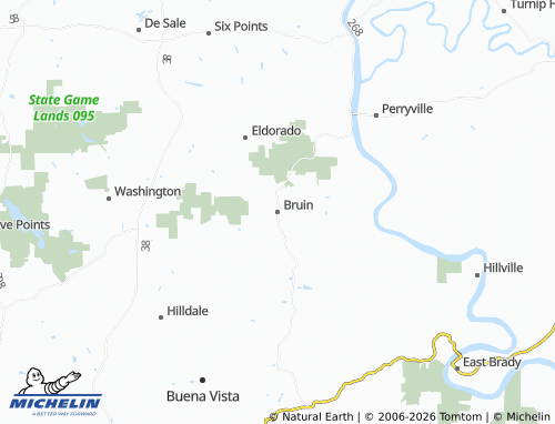 Mappa MICHELIN Bruin - ViaMichelin