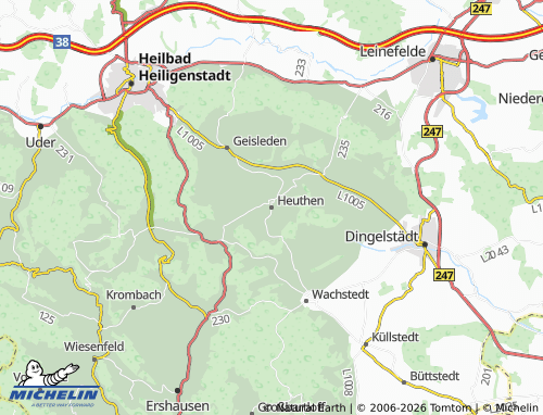 MICHELIN-Landkarte Heuthen - ViaMichelin