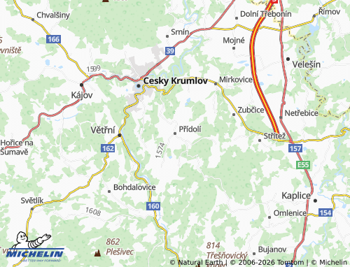 Kaart MICHELIN Přídolí - ViaMichelin