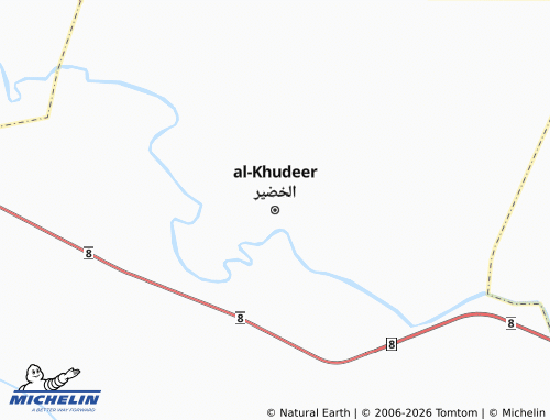 Kaart MICHELIN al-Khudeer - ViaMichelin