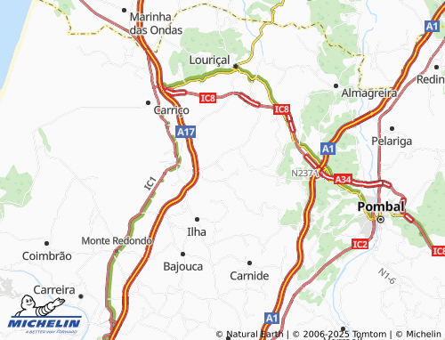 Carte MICHELIN Pintos - ViaMichelin