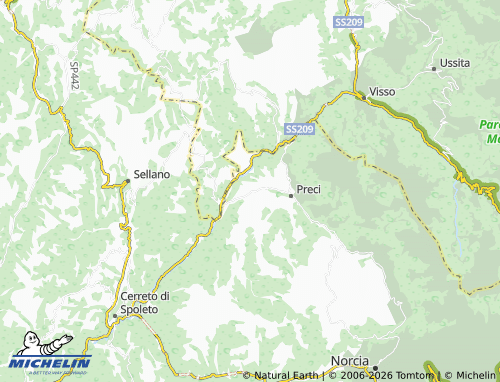 Mapa MICHELIN Corone - ViaMichelin