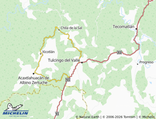 MICHELIN San José map - ViaMichelin