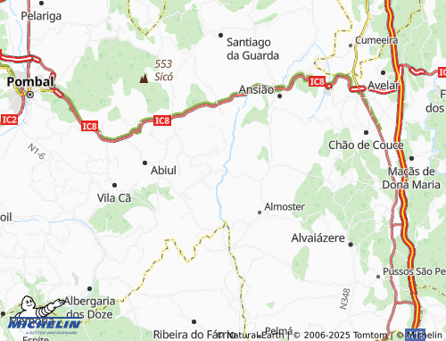Carte MICHELIN Rebolo - ViaMichelin