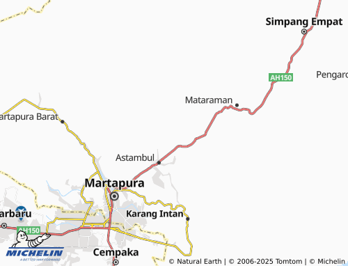MICHELIN Tambak Danau map - ViaMichelin