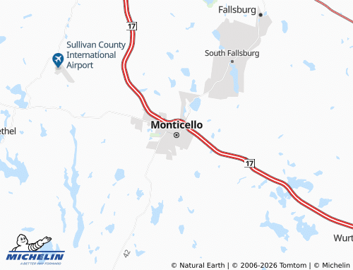 Mapa MICHELIN Monticello - ViaMichelin
