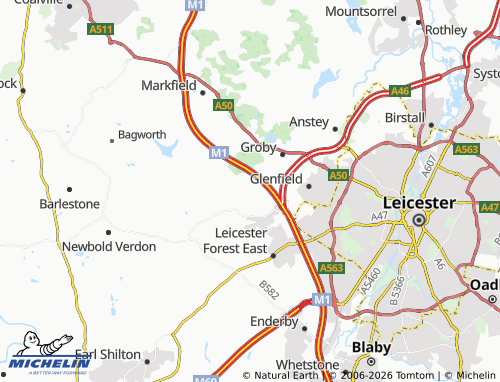 Carte MICHELIN Ratby - ViaMichelin